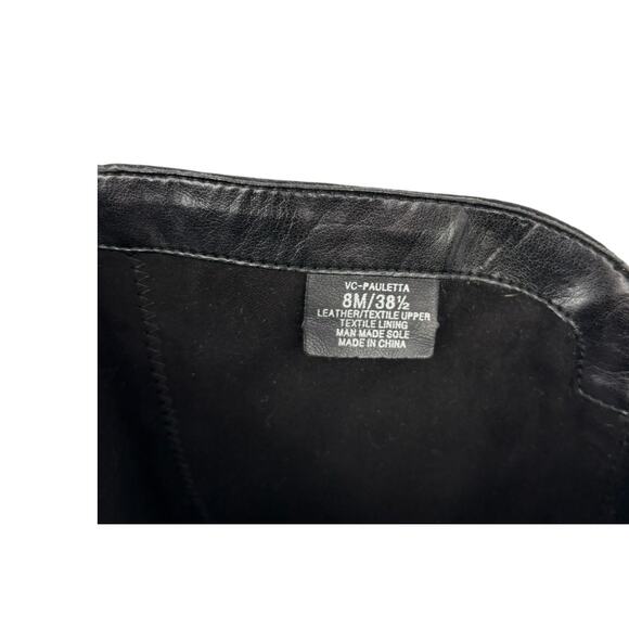 Vince Camuto Pauletta Knee High Suede Boots Size 8M Riding Equestrian Black - Picture 3 of 12